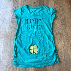 Koala Kik Mommy's Lucky Charm Maternity Top Size Small/Medium